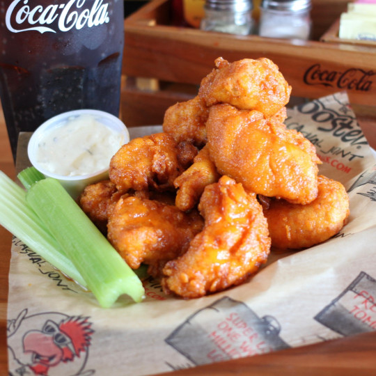 Roosters Wings With Celery